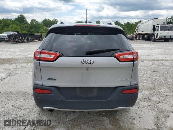 2017 Jeep Cherokee Limited с VIN 1C4PJLDB0HW619554, выставлен на аукционе Copart как лот 58016145 с пробегом Не указан миль и Списание • Salvage title. История ставок и продаж доступна на DreamBid. Изображение 6.