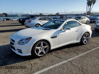2014 Mercedes-Benz SLK-Class SLK 350 with VIN WDDPK5HA1EF078199, listed as a Copart auction lot 70853244 with 80,976 mi miles and Salvage Title. Bid and sale history available at carsss.com. Image 1.