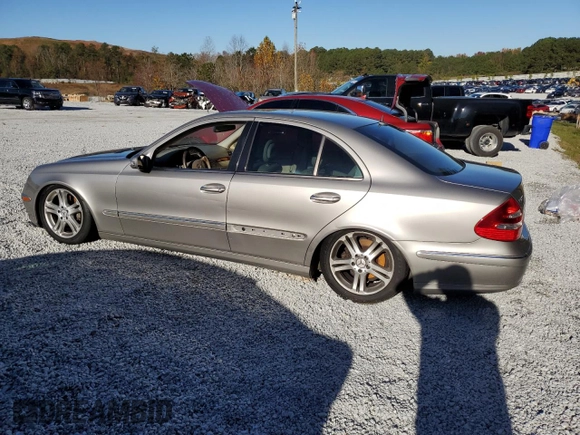 2004 Mercedes-Benz E-Class 5.0L with VIN WDBUF70J44A406041, listed as a Copart auction lot 80153574 with 0 mi miles and Salvage Title. Bid and sale history available at carsss.com. Image 2.