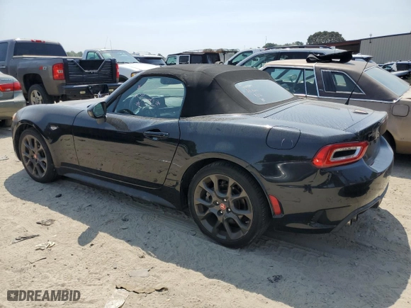 2017 FIAT 124 Spider Elaborazione Abarth with VIN JC1NFAEK9H0109568, listed as a Copart auction lot 68207124 with 36,983 mi miles and Salvage Title. Bid and sale history available at carsss.com. Image 2.