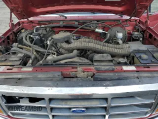 1993 Ford F-150 with VIN 1FTEX14H6PKB86844, listed as a Copart auction lot 52012705 with 127,784 mi miles and Salvage title. Bid and sale history available at DreamBid. Image 11.