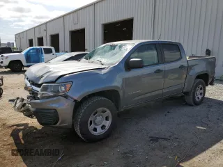 2021 Chevrolet Colorado 4WD Work Truck with VIN 1GCGTBEN1M1217644, listed as a Copart auction lot 54350535 with 101,429 mi miles and Salvage title. Bid and sale history available at DreamBid. Image 1.