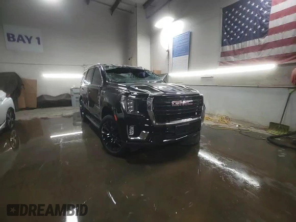 2022 GMC Yukon SLE with VIN 1GKS2AKD6NR347624, listed as a Copart auction lot 78369584 with 24,264 mi miles and Salvage Title. Bid and sale history available at carsss.com. Image 14.