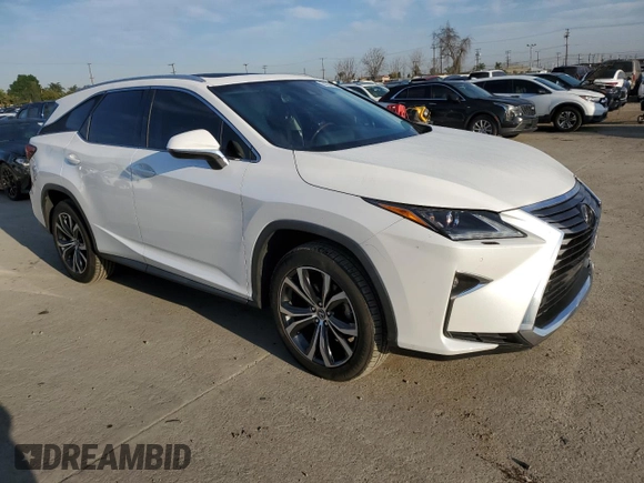 2018 Lexus RX with VIN JTJGZKCA0J2004007, listed as a Copart auction lot 50237595 with 104,630 mi miles and Salvage Title. Bid and sale history available at carsss.com. Image 4.