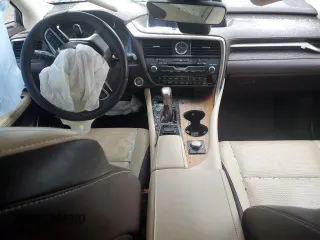 2019 Lexus RX with VIN JTJDZKCAXK2016735, listed as a Copart auction lot 43195745 with 0 mi miles and Salvage Title. Bid and sale history available at carsss.com. Image 8.