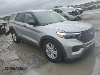 2023 Ford Explorer with VIN 1FMSK8BH9PGA84806, listed as a Copart auction lot 54875205 with 61,776 mi miles and Salvage title. Bid and sale history available at DreamBid. Image 4.