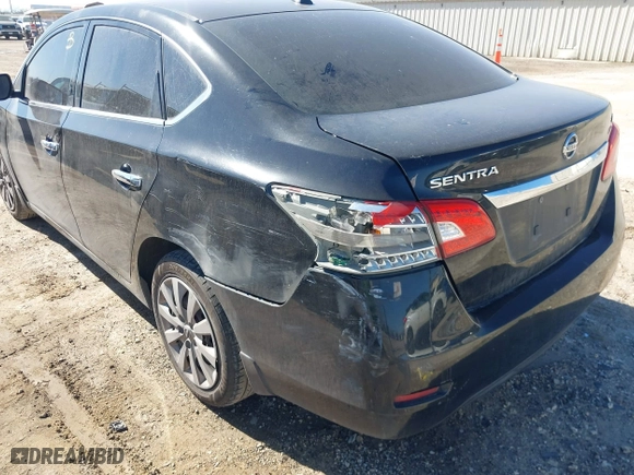 2015 Nissan Sentra S with VIN 3N1AB7AP8FY228073, listed as a IAAI auction lot 41433884 with 254,710 mi miles. Bid and sale history available at carsss.com. Image 6.