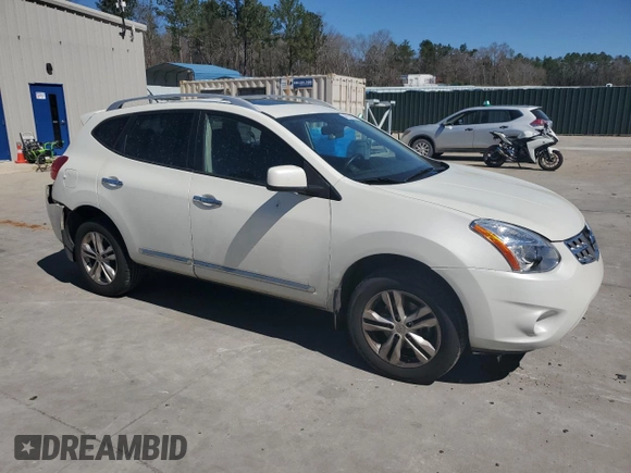 2013 Nissan Rogue SL with VIN JN8AS5MT6DW524521, listed as a Copart auction lot 49279995 with 122,114 mi miles and Salvage Title. Bid and sale history available at carsss.com. Image 4.
