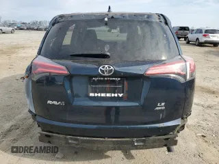 2018 Toyota RAV4 LE with VIN JTMBFREV7JJ256356, listed as a Copart auction lot 47799825 with 88,960 mi miles and Salvage Title. Bid and sale history available at carsss.com. Image 6.