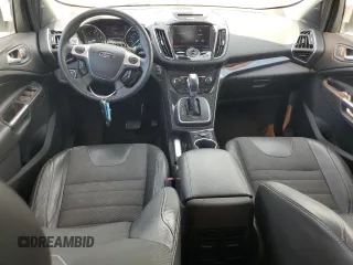 2013 Ford Escape Titanium with VIN 1FMCU0J95DUB50842, listed as a Copart auction lot 64188065 with 99,302 mi miles and Salvage title. Bid and sale history available at DreamBid. Image 8.