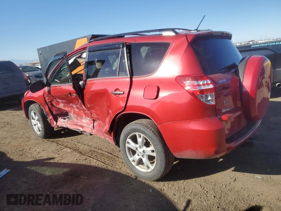 2012 Toyota RAV4 with VIN 2T3BK4DV3CW068132, listed as a Copart auction lot 44277435 with 0 mi miles and Salvage Title. Bid and sale history available at carsss.com. Image 2.
