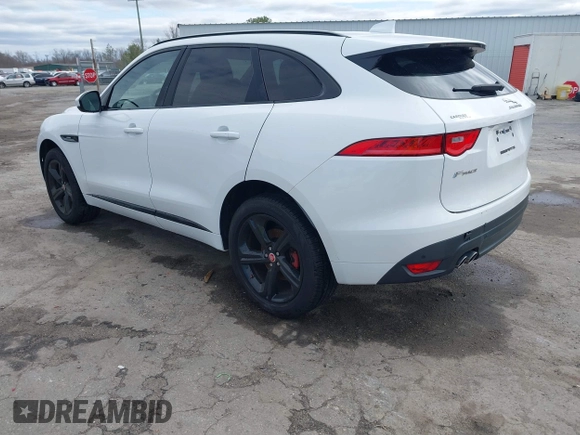 2018 Jaguar F-Pace with VIN SADCL2FN1JA261723, listed as a IAAI auction lot 41721461 with 123,538 mi miles and . Bid and sale history available at DreamBid. Image 3.