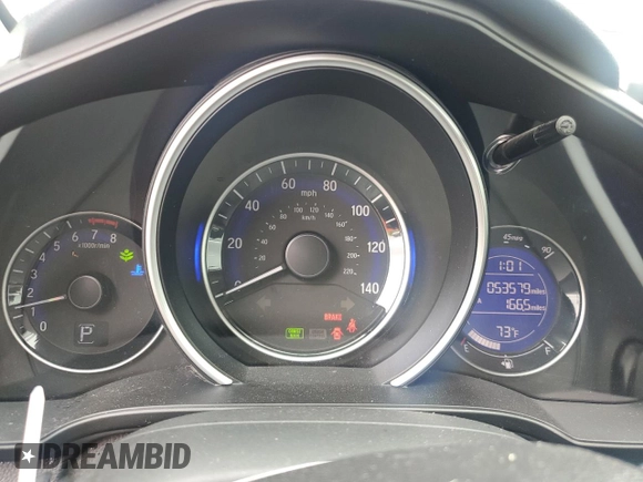 2017 Honda Fit EX-L with VIN 3HGGK5H81HM707327, listed as a Copart auction lot 55898805 with 53,579 mi miles and Clean title. Bid and sale history available at DreamBid. Image 9.