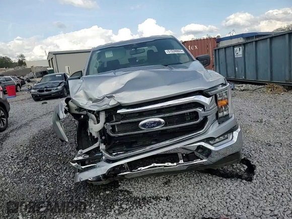 2023 Ford F-150 XL with VIN 1FTEW1C50PKF91124, listed as a Copart auction lot 51538865 with 22,128 mi miles and Salvage title. Bid and sale history available at DreamBid. Image 14.