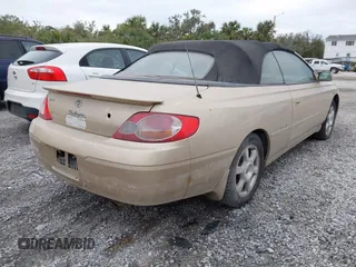 2002 Toyota Solara SE z VIN 2T1FF28P82C594965, wystawiony jako IAAI lot #41325886 z przebiegiem 181 882 mil mil oraz . Historia ofert i sprzedaży dostępna na DreamBid. Obrazek 4.