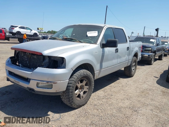 2004 Ford F-150 XLT with VIN 1FTRW14W24KC51607, listed as a IAAI auction lot 42015269 with 1 mi miles. Bid and sale history available at carsss.com. Image 2.