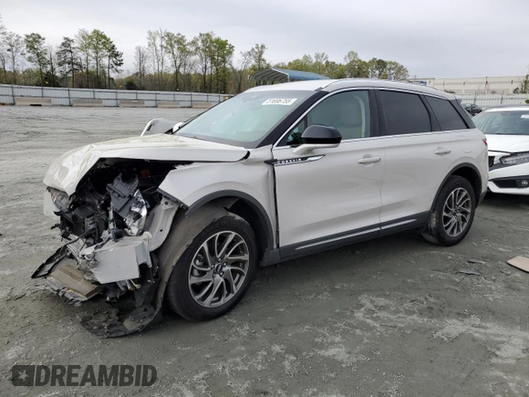 2021 Lincoln Corsair Standard z VIN 5LMCJ1C99MUL00847, wystawiony jako Copart lot #51696755 z przebiegiem 41 013 mil mil oraz Szkoda całkowita • Salvage title. Historia ofert i sprzedaży dostępna na DreamBid. Obrazek 1.