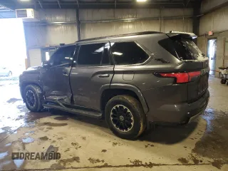 2023 Toyota Sequoia SR5 with VIN 7SVAAABAXPX003220, listed as a Copart auction lot 88798445 with 47,637 mi miles and Salvage Title. Bid and sale history available at carsss.com. Image 2.