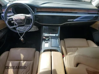 2019 Audi A8 L with VIN WAU8DAF88KN006268, listed as a Copart auction lot 54173805 with 0 mi miles and Clean Title. Bid and sale history available at carsss.com. Image 8.