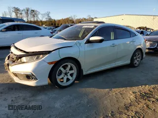 2020 Honda Civic Sedan EX with VIN 19XFC1F30LE010788, listed as a Copart auction lot 81782004 with 77,984 mi miles and Salvage Title. Bid and sale history available at carsss.com. Image 1.