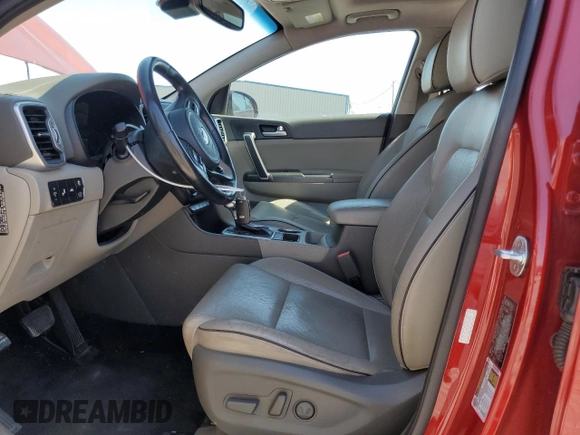 2017 Kia Sportage EX with VIN KNDPNCAC8H7215672, listed as a Copart auction lot 50593845 with 96,665 mi miles and Salvage title. Bid and sale history available at DreamBid. Image 7.
