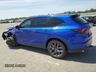 2022 Acura MDX w/A-Spec Package with VIN 5J8YE1H02NL041977, listed as a Copart auction lot 54224465 with 54,585 mi miles and Salvage title. Bid and sale history available at DreamBid. Image 2.