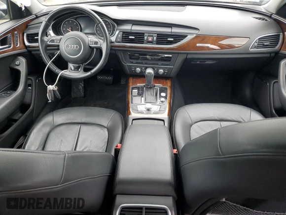 2016 Audi A6 2.0T Premium Plus with VIN WAUGFAFC7GN119131, listed as a Copart auction lot 48465895 with 95,257 mi miles and Salvage Title. Bid and sale history available at carsss.com. Image 8.
