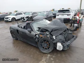 2002 Toyota MR2 Spyder with VIN JTDFR320720045244, listed as a IAAI auction lot 40486938 with 61,802 mi miles. Bid and sale history available at carsss.com. Image 1.