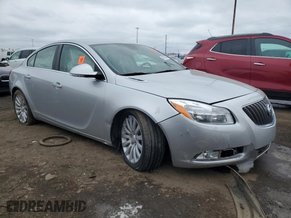 2012 Buick Regal with VIN 2G4GR5EK3C9149942, listed as a Copart auction lot 54039635 with 39,271 mi miles and Non repairable. Bid and sale history available at DreamBid. Image 4.