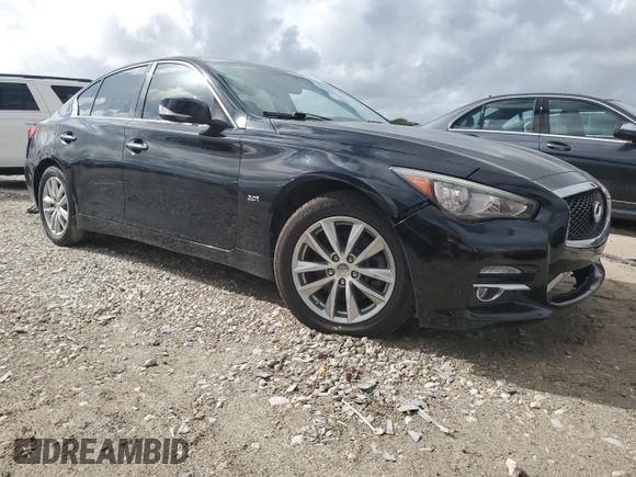 2017 Infiniti Q50 2.0t Sport with VIN JN1CV7AR2HM680043, listed as a Copart auction lot 85490104 with 115,485 mi miles and Clean Title. Bid and sale history available at carsss.com. Image 4.