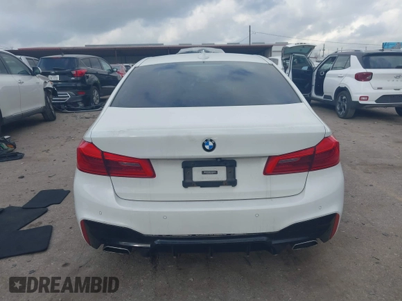 2017 BMW 5 Series 540i with VIN WBAJE5C3XHG913955, listed as a IAAI auction lot 41499473 with 107,227 mi miles and . Bid and sale history available at carsss.com. Image 16.