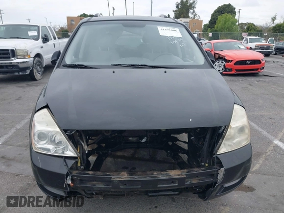 2012 Kia Sedona LX with VIN KNDMG4C70C6443196, listed as a IAAI auction lot 41895806 with 1 mi miles. Bid and sale history available at carsss.com. Image 6.