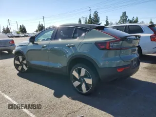 2022 Volvo C40 Recharge Pure Electric Ultimate with VIN YV4ED3GB7N2005854, listed as a Copart auction lot 79764004 with 27,251 mi miles and Salvage Title. Bid and sale history available at carsss.com. Image 2.