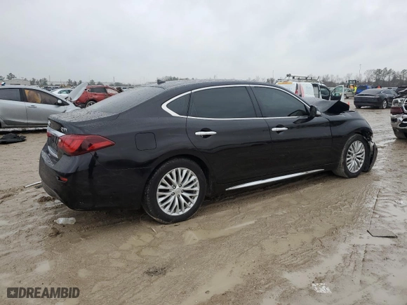 2015 Infiniti Q70L with VIN JN1BY1PPXFM600524, listed as a Copart auction lot 43150975 with 146,839 mi miles and Salvage Title. Bid and sale history available at carsss.com. Image 3.