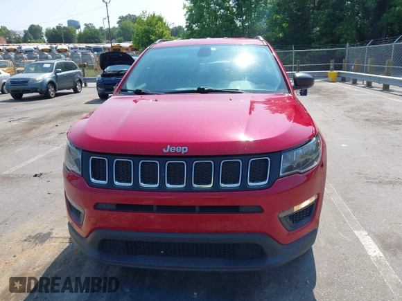 2018 Jeep Compass Sport with VIN 3C4NJCABXJT308768, listed as a IAAI auction lot 42420499 with 84,285 mi miles and . Bid and sale history available at DreamBid. Image 13.