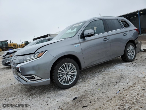 2019 Mitsubishi Outlander PHEV SEL with VIN JA4J24A53KZ053154, listed as a Copart auction lot 45707065 with 20950 miles and Salvage Title. Bid and sale history available at carsss.com. Image 1.