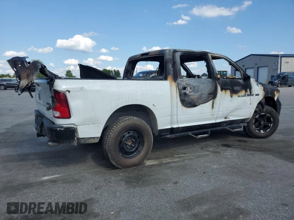 2012 Ram 1500 Express with VIN 1C6RD7KT4CS196472, listed as a Copart auction lot 61826425 with Not provided miles and Salvage title. Bid and sale history available at DreamBid. Image 3.