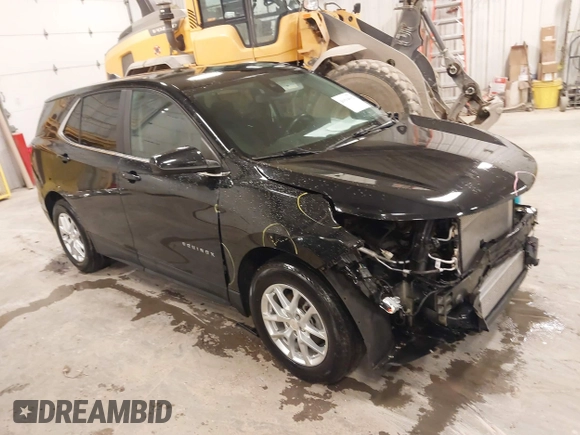 2022 Chevrolet Equinox LT with VIN 3GNAXKEV9NL106447, listed as a IAAI auction lot 41914502 with 34,715 mi miles and . Bid and sale history available at DreamBid. Image 1.