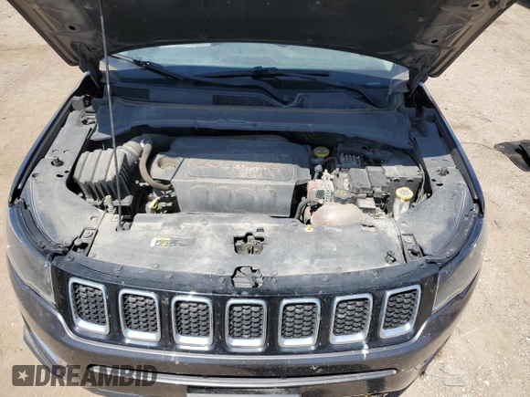 2018 Jeep Compass Limited with VIN 3C4NJDCB9JT261879, listed as a Copart auction lot 56523365 with 172,382 mi miles and Salvage title. Bid and sale history available at DreamBid. Image 12.