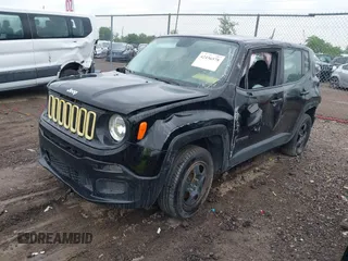 2017 Jeep Renegade Sport z VIN ZACCJBAB9HPF85169, wystawiony jako IAAI lot #42436578 z przebiegiem Nie podano mil oraz . Historia ofert i sprzedaży dostępna na DreamBid. Obrazek 2.