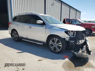 2019 Nissan Pathfinder SL with VIN 5N1DR2MN0KC603231, listed as a Copart auction lot 50697305 with 105,717 mi miles and Salvage Title. Bid and sale history available at carsss.com. Image 4.