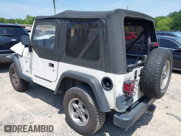 1998 Jeep Wrangler Sport с VIN 1J4FY19S2WP721248, выставлен на аукционе IAAI как лот 42553613 с пробегом 186 494 миль миль и . История ставок и продаж доступна на DreamBid. Изображение 3.