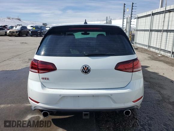 2021 Volkswagen Golf GTI S with VIN 3VW6T7AU1MM010855, listed as a Copart auction lot 48207624 with 15,599 mi miles. Bid and sale history available at carsss.com. Image 6.
