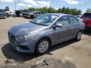 2018 Hyundai Accent SEL with VIN 3KPC24A33JE022557, listed as a Copart auction lot 62828383 with 77,268 mi miles. Bid and sale history available at carsss.com. Image 1.