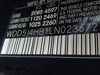 2020 Mercedes-Benz CLA 250 with VIN WDD5J4HB1LN023672, listed as a IAAI auction lot 41856141 with 68,103 mi miles and . Bid and sale history available at DreamBid. Image 9.