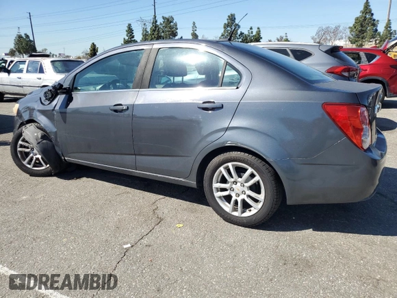 2012 Chevrolet Sonic LT with VIN 1G1JD5SH7C4187798, listed as a Copart auction lot 49811815 with 150,763 mi miles and Salvage title. Bid and sale history available at DreamBid. Image 2.