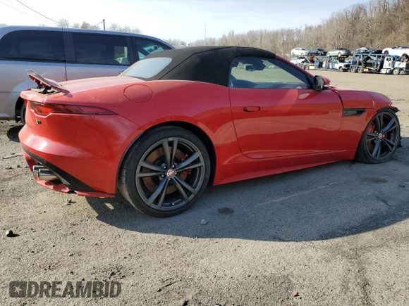 2022 Jaguar F-Type with VIN SAJD55FE3NCK77770, listed as a Copart auction lot 48916255 with Not Provided miles and Salvage Title. Bid and sale history available at DreamBid. Image 3.