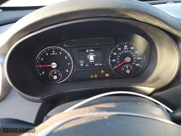 2019 Kia Sorento S V6 with VIN 5XYPG4A59KG492858, listed as a Copart auction lot 77864614 with 98,219 mi miles and Salvage Title. Bid and sale history available at carsss.com. Image 9.