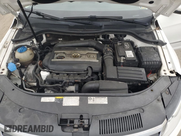 2013 Volkswagen CC Sport with VIN WVWBN7AN8DE555476, listed as a Copart auction lot 62696464 with 110,416 mi miles and Salvage Title. Bid and sale history available at carsss.com. Image 11.