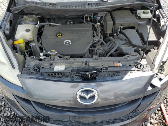 2013 Mazda 5 Sport with VIN JM1CW2BL9D0152234, listed as a Copart auction lot 57353575 with 161,792 mi miles and Salvage title. Bid and sale history available at DreamBid. Image 12.